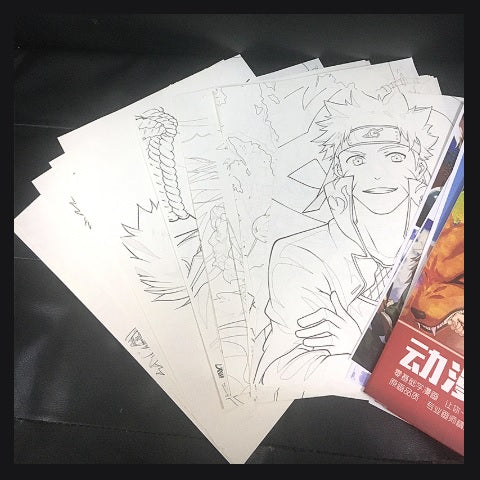 Cahier de Coloriage Naruto