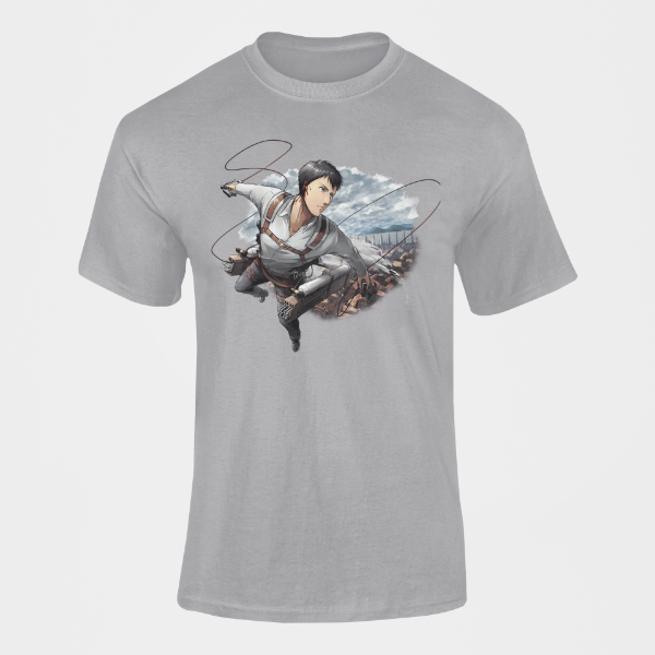 T-shirt Bertolt Attaque des Titans gris