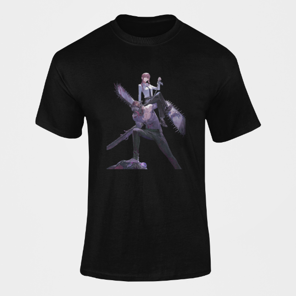 T-shirt Makima Chainsaw Man noir