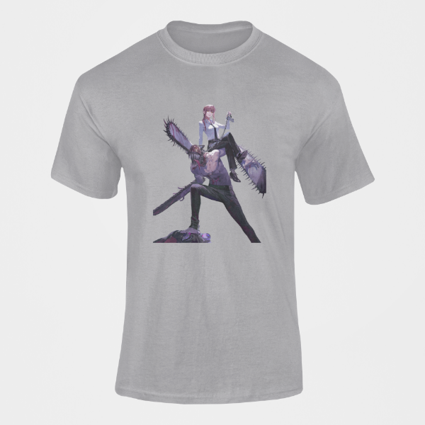 T-shirt Makima Chainsaw Man gris