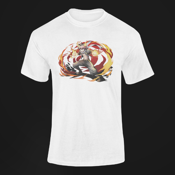 T-Shirt Natsu Manga Fairy Tail blanc
