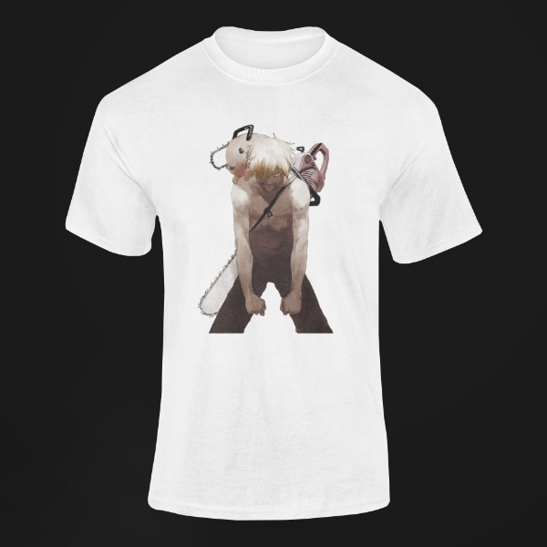T-shirt Chainsaw Man blanc
