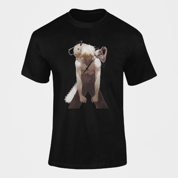 T-shirt Chainsaw Man noir