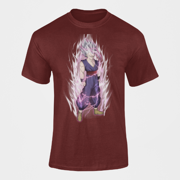 T-shirt Beast Gohan Dragon Ball bordeaux