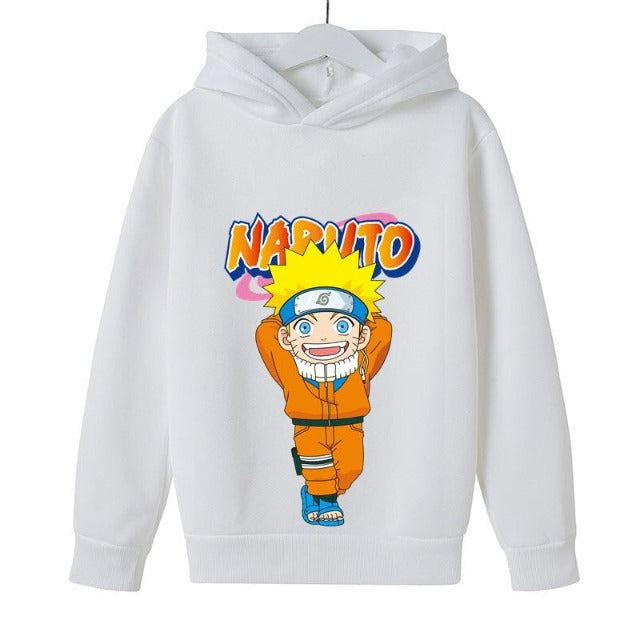 Sweat Enfant Logo Naruto blanc