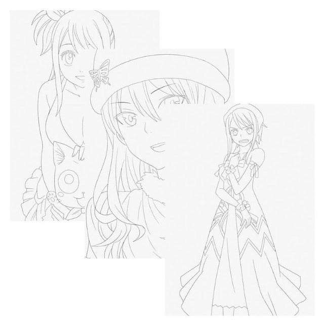 Cahier de Coloriage Fairy Tail