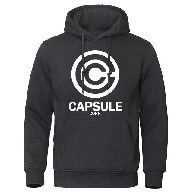 Sweat A Capuche Manga Dragon Ball Capsule Corp noir