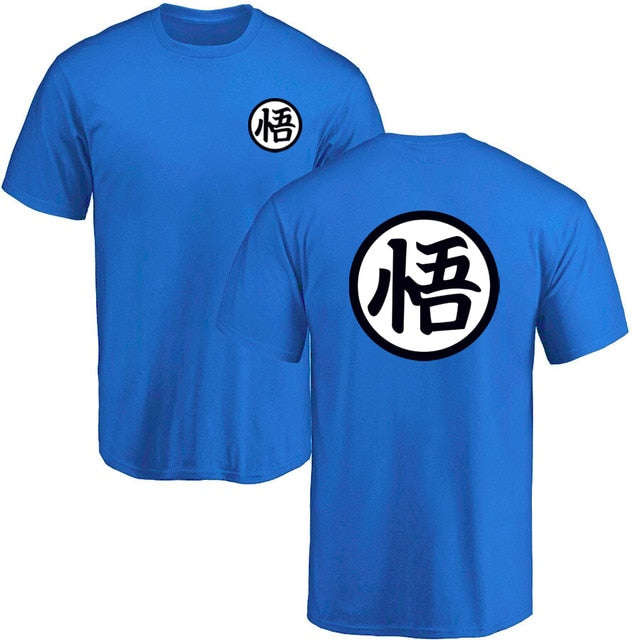 T-Shirt Maglietta Dragon Ball Z Goku Kanji (6 colori)