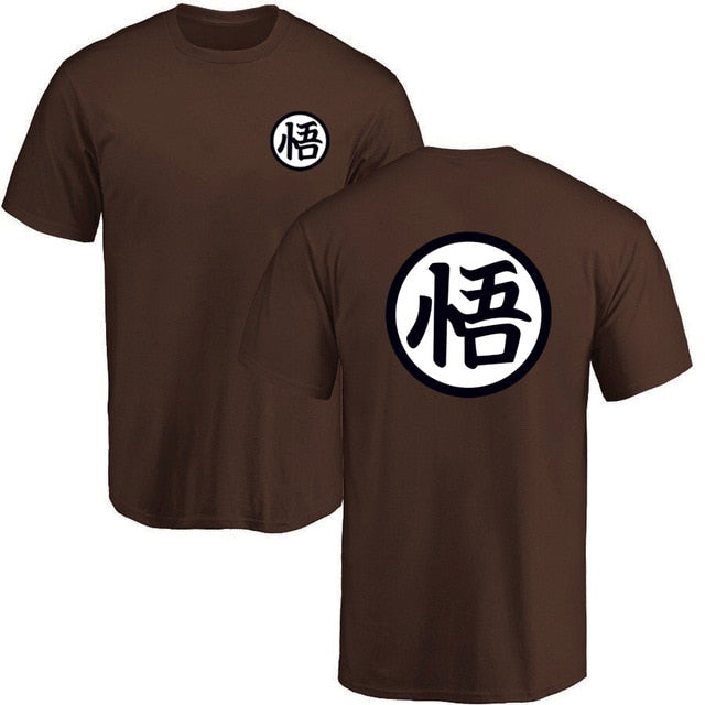 T-Shirt Maglietta Dragon Ball Z Goku Kanji (6 colori)