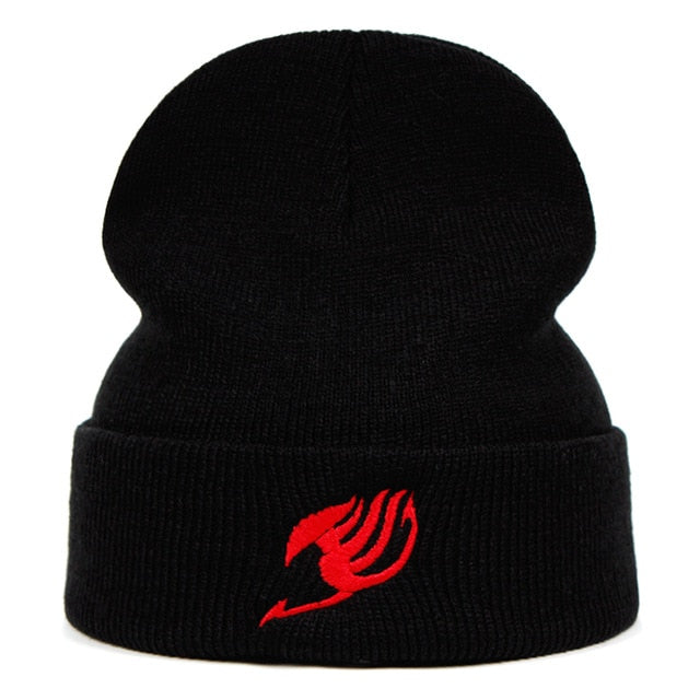 Bonnet Tricoté Fairy Tail Noir