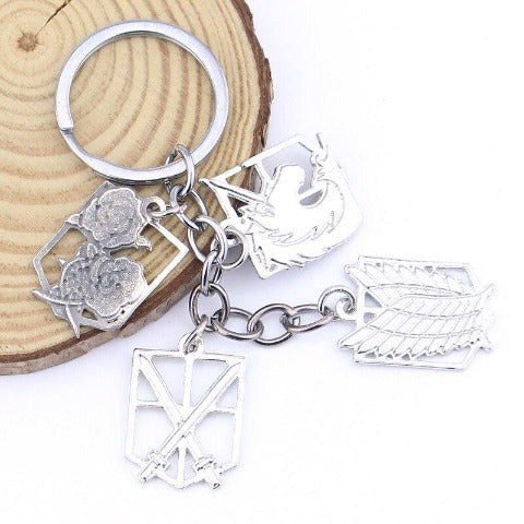 Porte-Clés Blasons Attaque de Titans