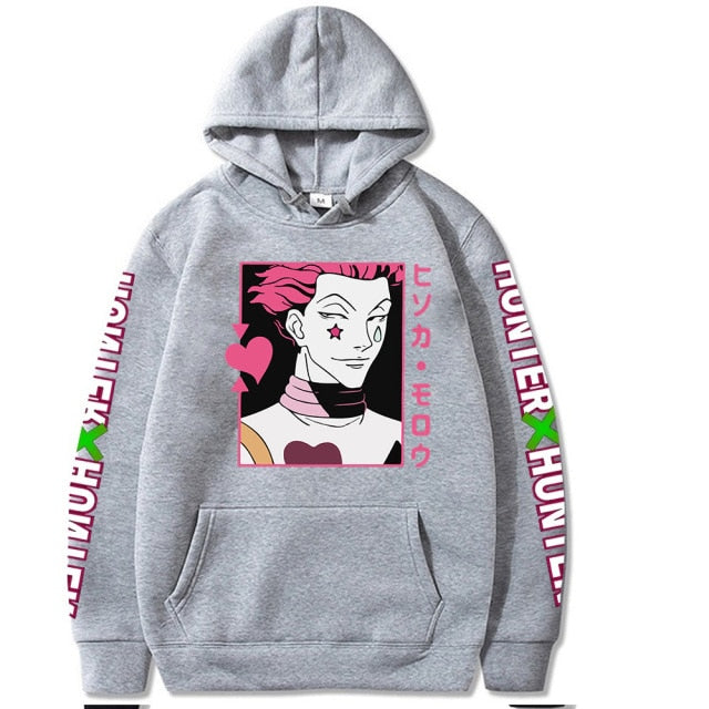 Sweatshirt Hisoka Hxh gris