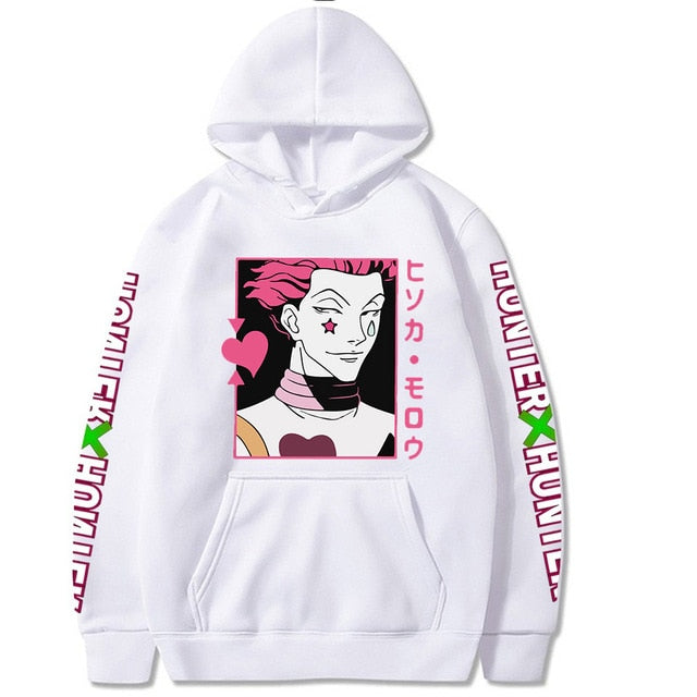 Sweatshirt Hisoka Hxh blanc
