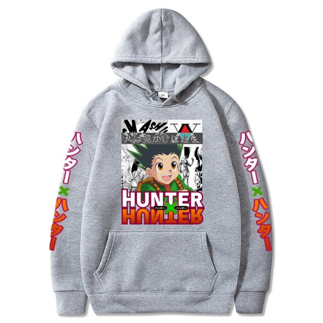 Sweat A Capuche Gon Manga Hunter x Hunter gris