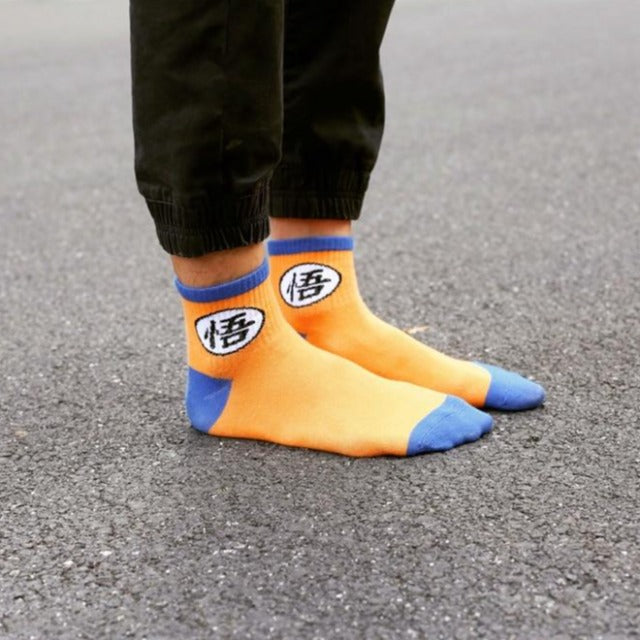 Chaussette Sangoku Hautes Originales Adulte Homme Femme Manga Dragon Ball