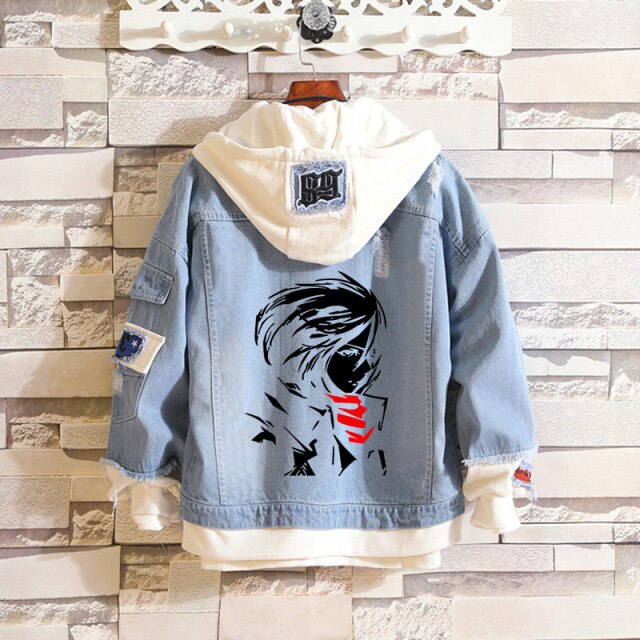 Veste en Jean Mikasa Ackerman Attaque des Titans