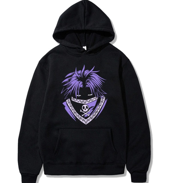 Sweatshirt Feitan Hunter x Hunter noir