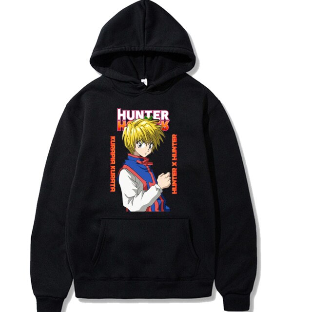 Sweatshirt A Capuche Kurapika Manga HxH noir