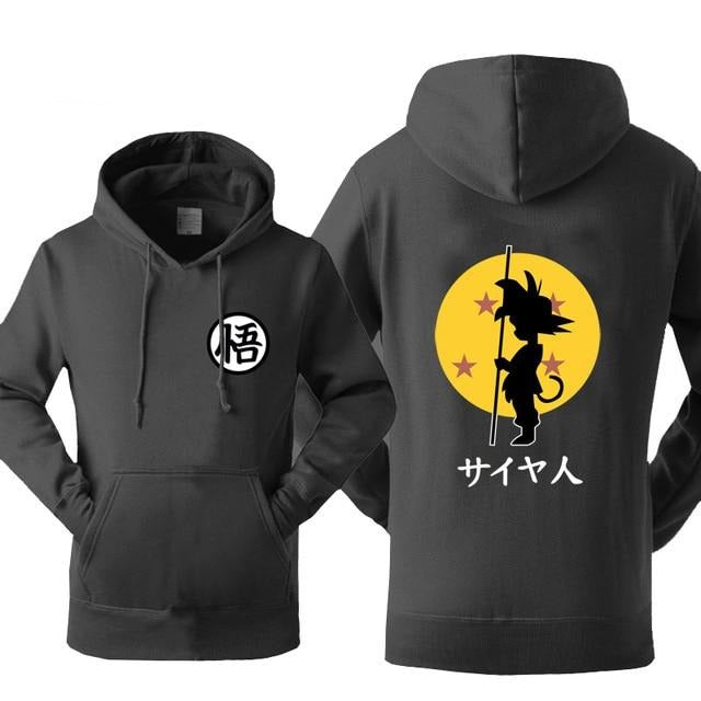 Sweat Dragon Ball Homme noir