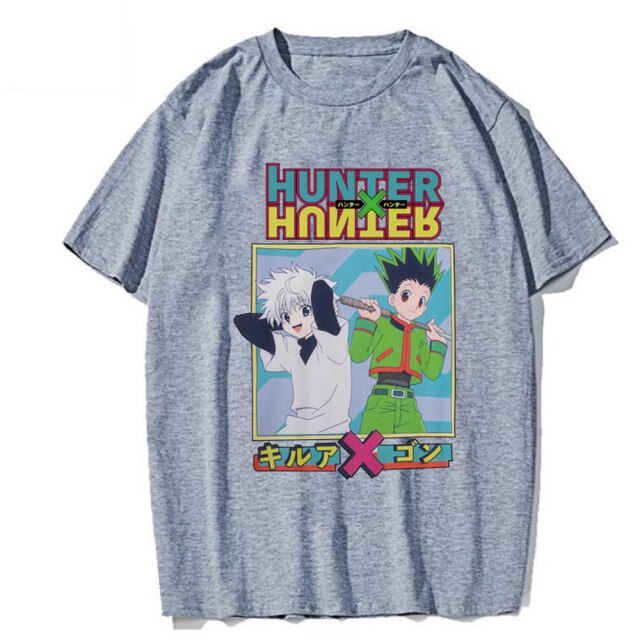 T-Shirt Maglietta Manga Hunter X Hunter Gon & Killua