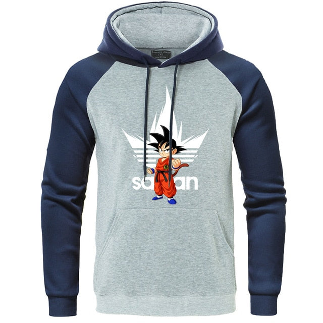 Sweat Adidas Dragon Ball Z bleu gris