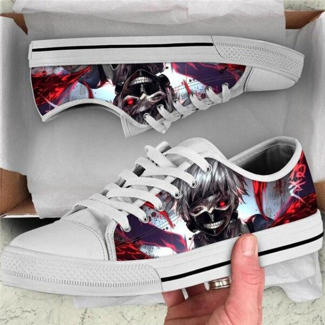 Sneakers Ken Kaneki Tokyo Ghoul Baskets Chaussures Adulte Homme Femme