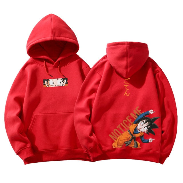 Sweat A Capuche Manga Dragon Ball Z Sangoten rouge