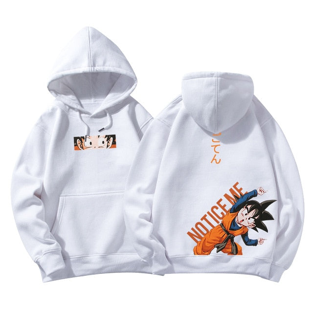 Sweat A Capuche Manga Dragon Ball Z Sangoten blanc