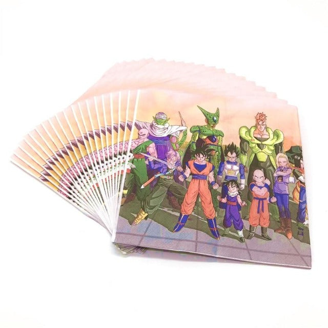 Serviettes en Papier Dragon Ball Z