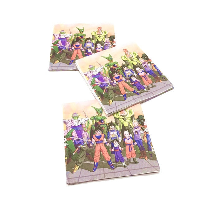Serviettes en Papier Dragon Ball Z