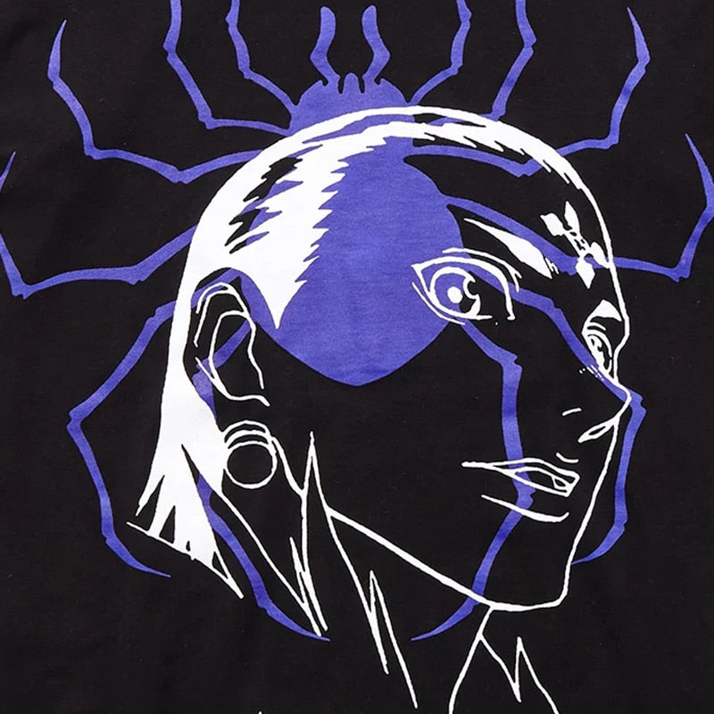 T-shirt Chrollo Lucilfer Manga Hxh Floqué Adulte Homme Femme Courtes Manches