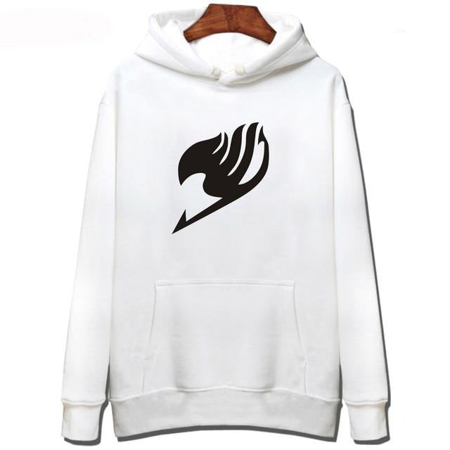 Sweat A Capuche Logo Manga Fairy Tail blanc