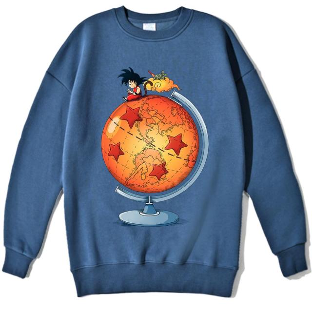 Pull Manga Dragon Ball Z Goku Petit bleu