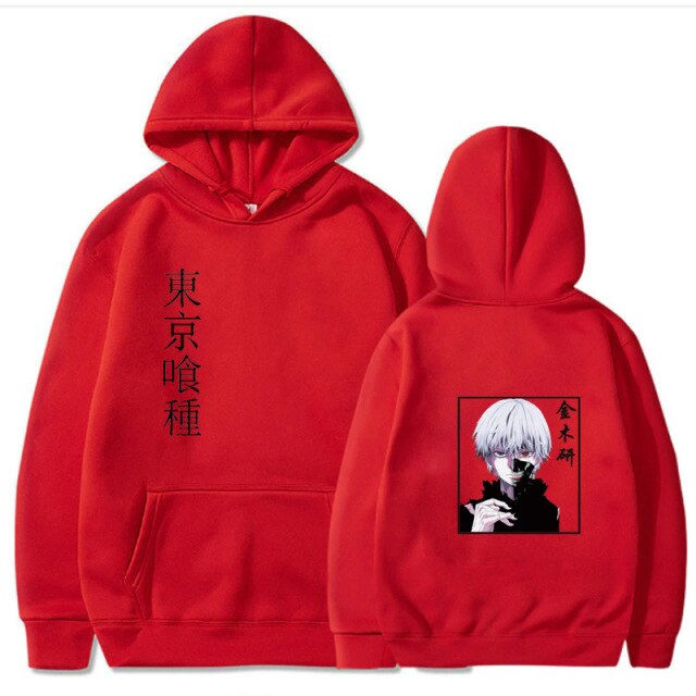 Sweat à Capuche Manga Tokyo Ghoul rouge