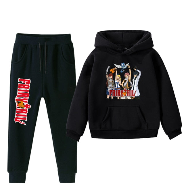 Ensemble Sweat & Jogging Enfant Fairy Tail noir