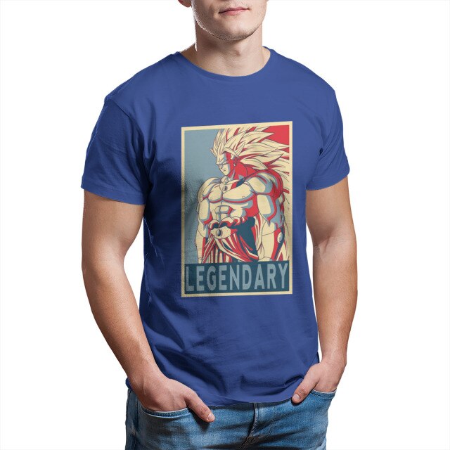 T-shirt Broly bleu