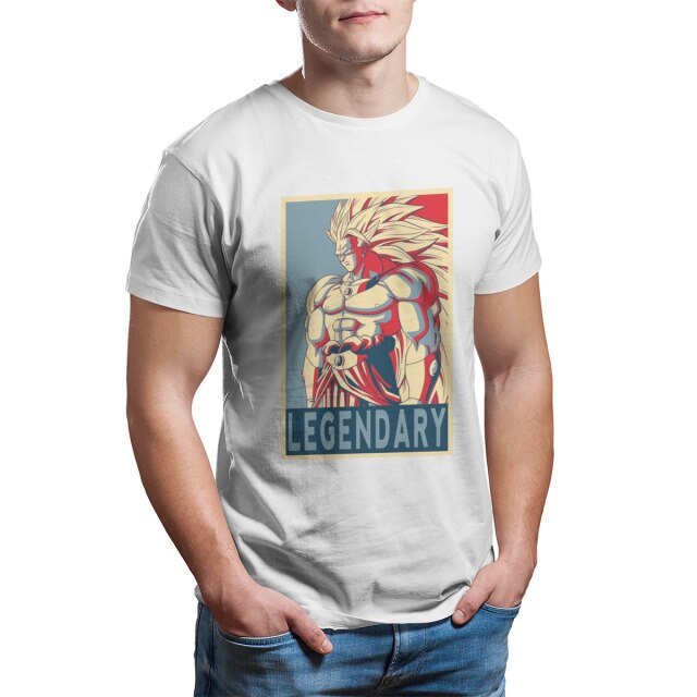 T-shirt Broly blanc
