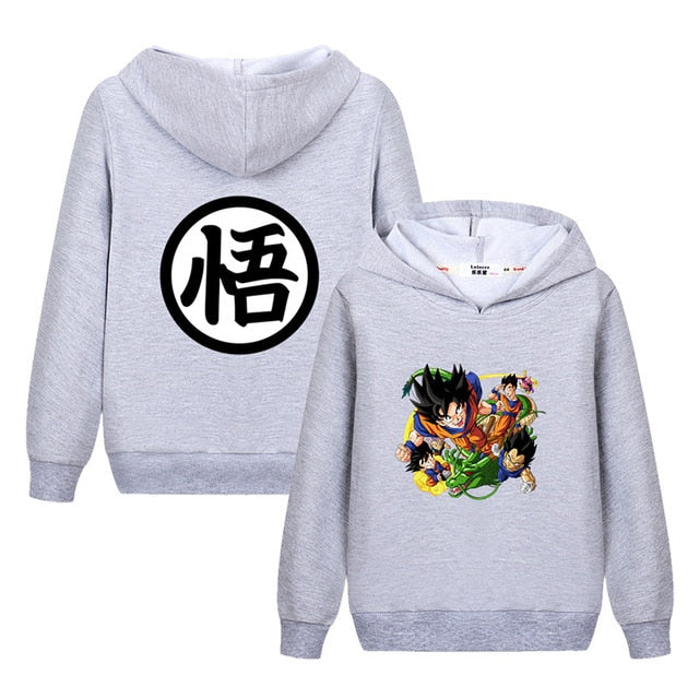 Sweat Enfant DBZ GRIS