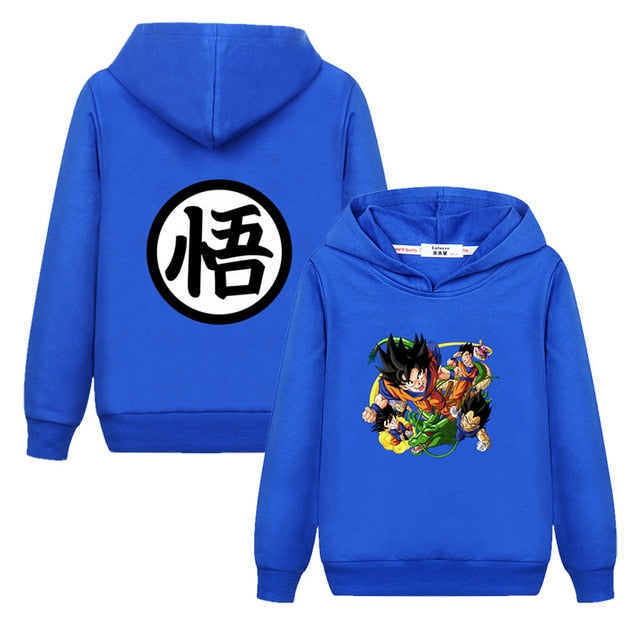 Sweat Enfant DBZ bleu
