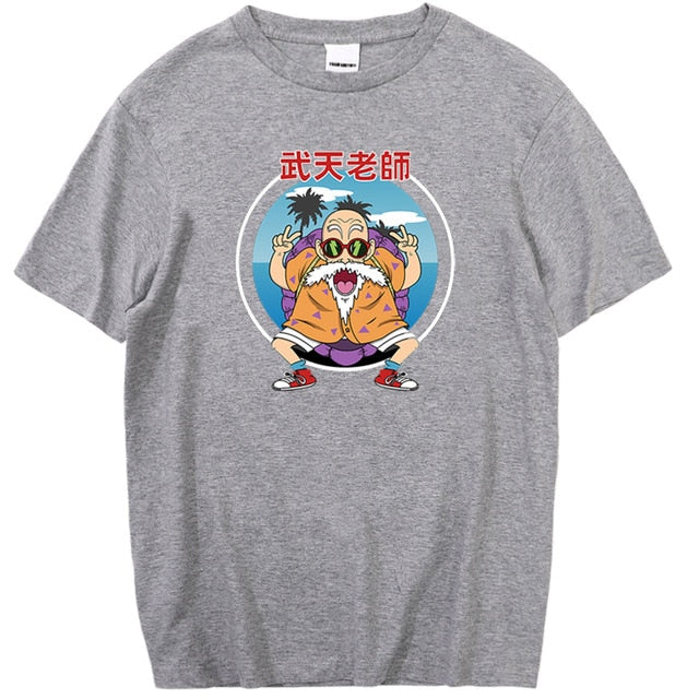 Flocado Impresionante Tortuga Camiseta Adulto Hombres Mujeres Manga Corta Manga Dragon Ball Z