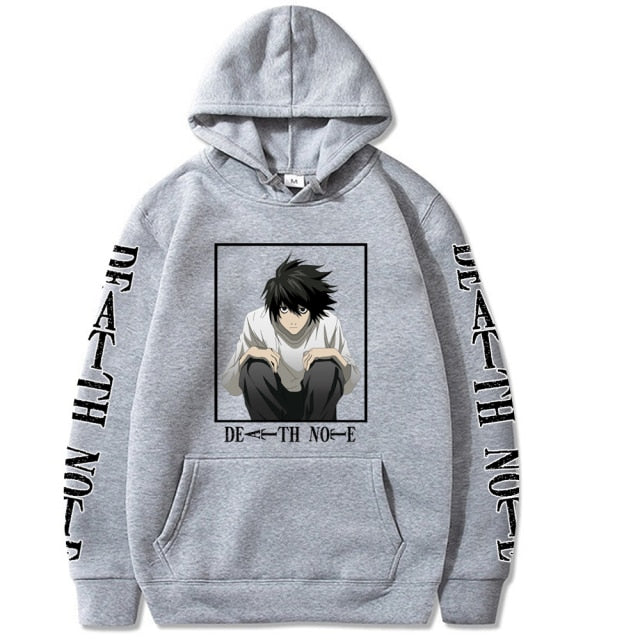 Sweat à Capuche L gris