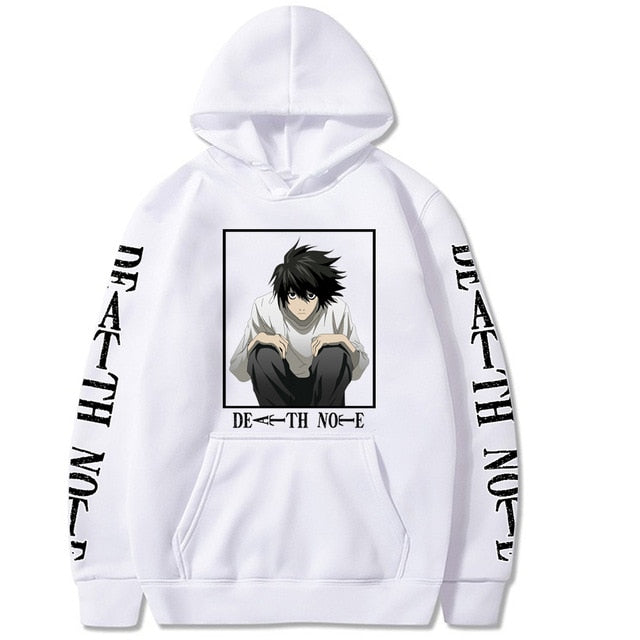 Sweat à Capuche L blanc