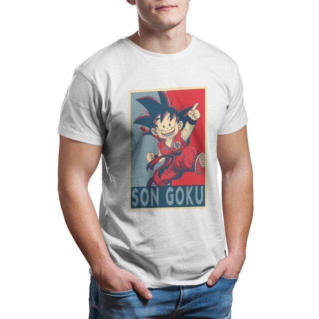 T-shirt Dragon Ball blanc