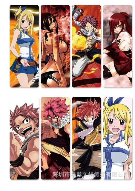 Marque Pages Fairy Tail (Set de 10)