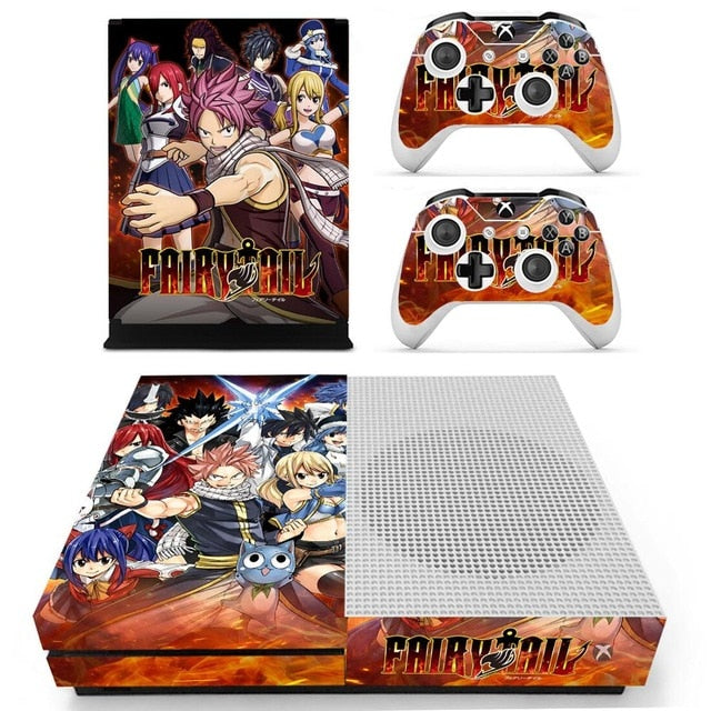 Sticker XboX One Fairy Tail Autocollant Console & Manette