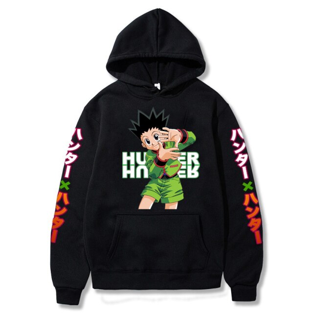 Hoodier Hunter x Hunter Gon noir