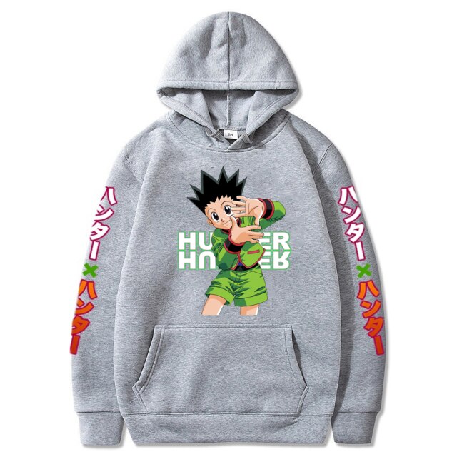 Hoodier Hunter x Hunter Gon gris