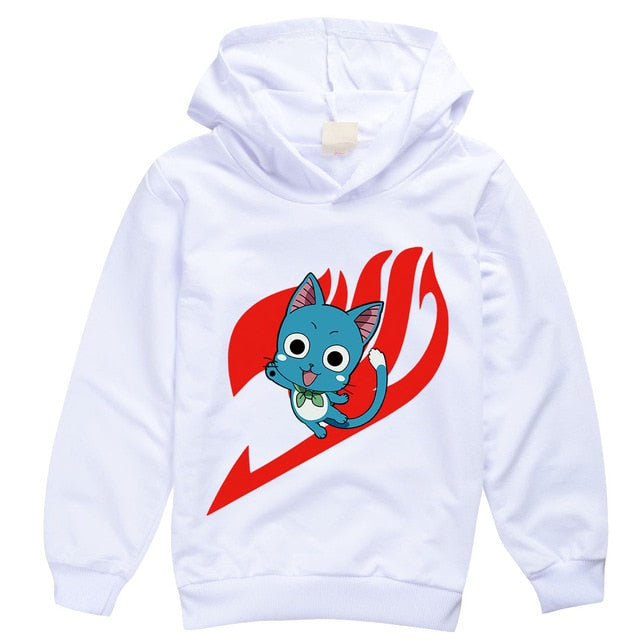 Sweat Enfant Happy fairy tail blanc