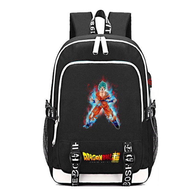Cartable Goku Blue Kaioken Sac À Dos Dragon Ball