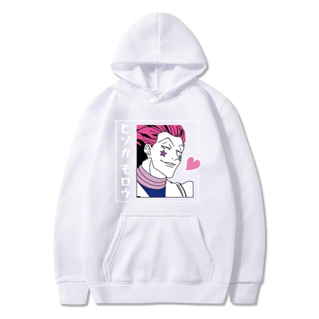 Sweat A Capuche Hisoka Manga Hunter x Hunter blanc